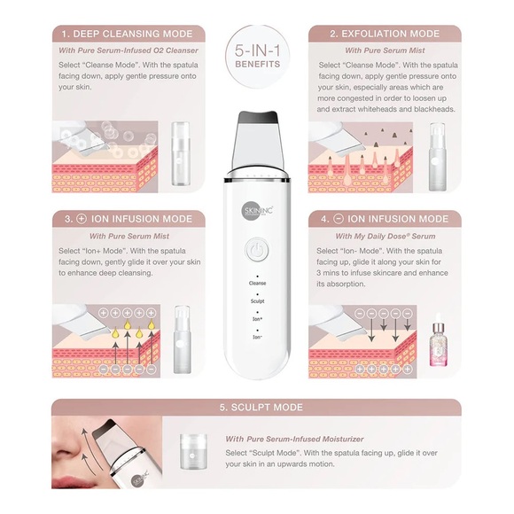 🌸SKIN INC - DEEPCARE FLASH FACIAL SPATULA 🌸 - Picture 3 of 4
